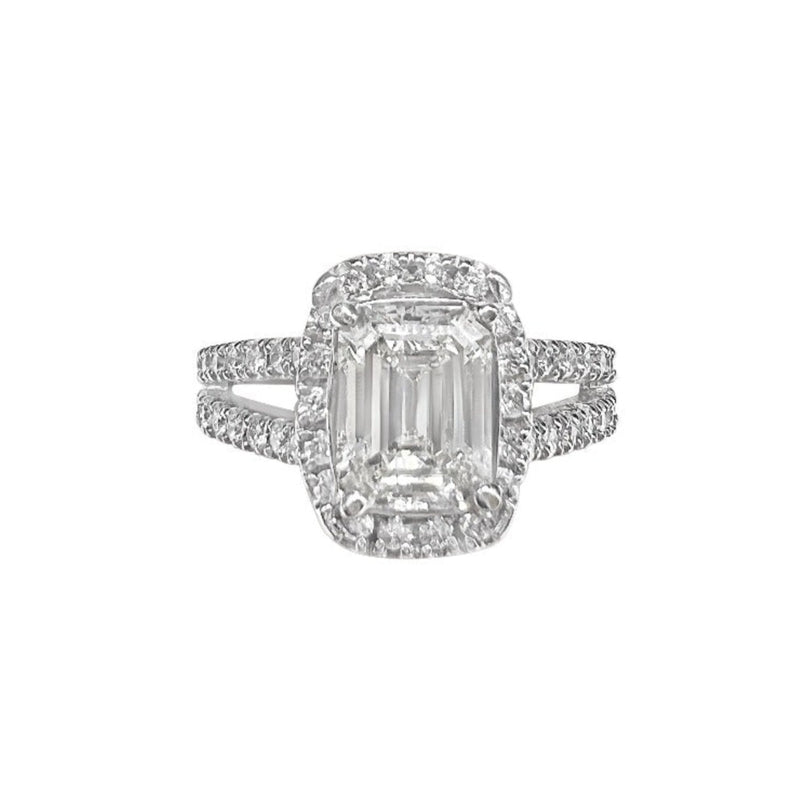 Cooper Jewelers 1.46 Carat Emerald Cut Diamonds in 14K