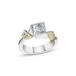 Cooper Jewelers 1.52 Carat Princess Cut Engagement ring- R73