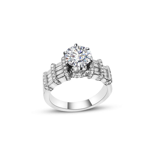 Cooper Jewelers 1.52 Carat Round Diamond Engagement Ring