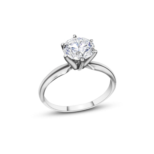 Cooper Jewelers 1.53 Carat Round Engagement Ring- R57