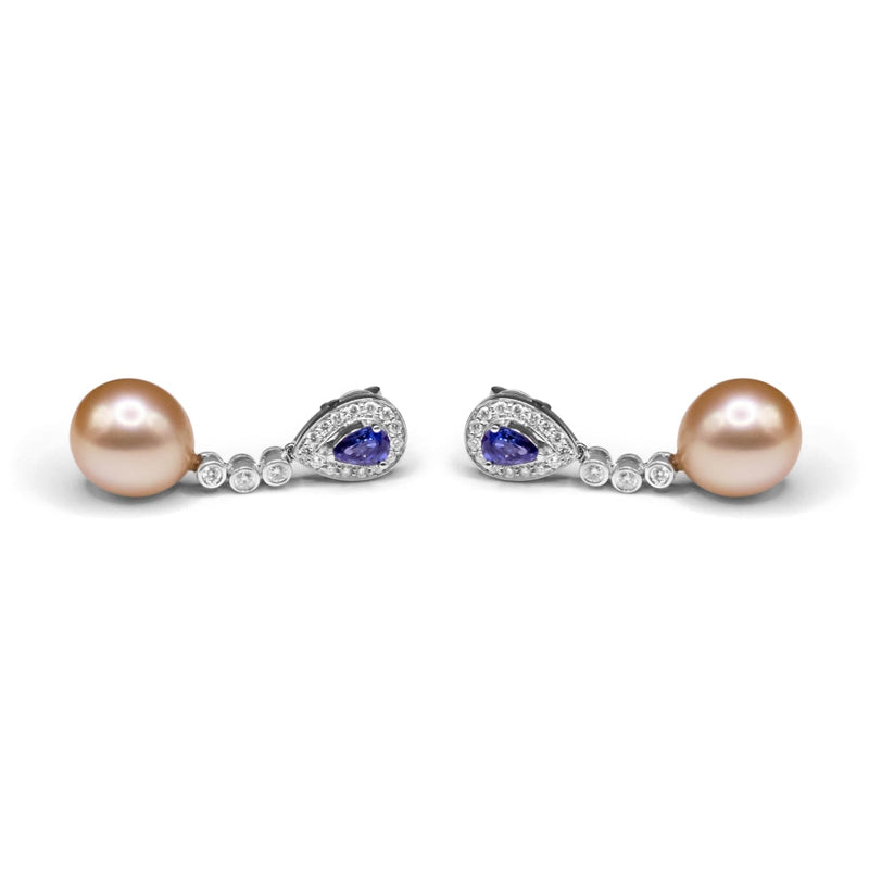 Cooper Jewelers 11.5mm Golden Southsea Pearl and Diamonds