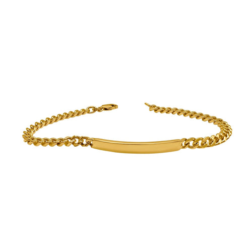 Cooper Jewelers 12.3 Grams 14kt Yellow Gold ID Bracelet-