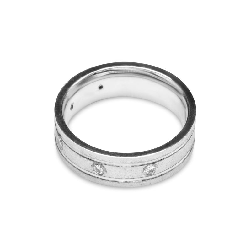 Cooper Jewelers 14kt White Gold Diamond Band Wedding