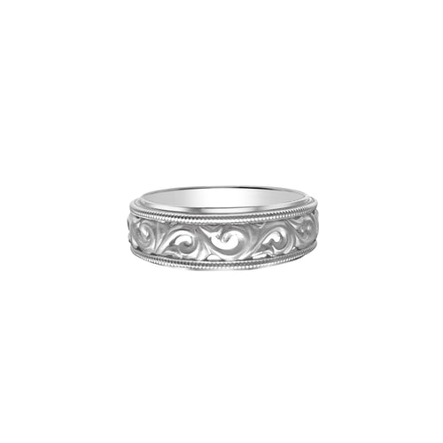 Cooper Jewelers 14KT White Gold Wedding Band