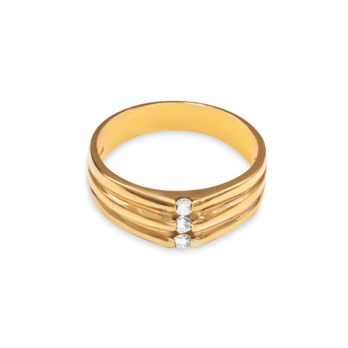 Cooper Jewelers 14KT Yellow Gold With Diamond Wedding Band
