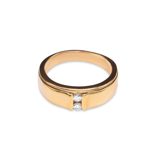 Cooper Jewelers 14KT Yellow Gold With Diamond Wedding Band