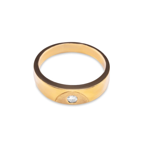 Cooper Jewelers 14KT Yellow Gold With Diamond Wedding Band