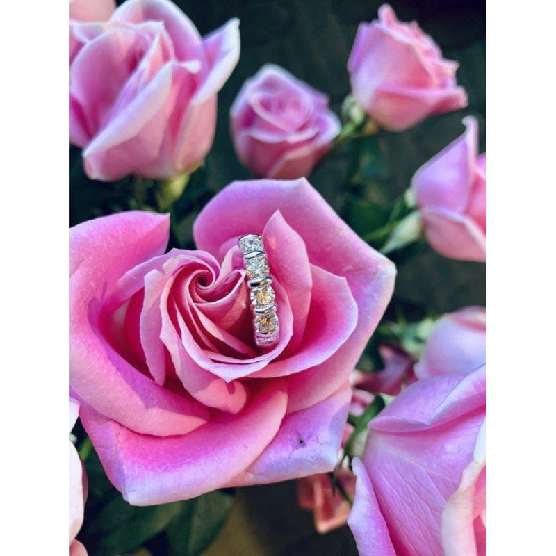 Cooper Jewelers 2.20 Carat Round Cut Diamond Band- R103