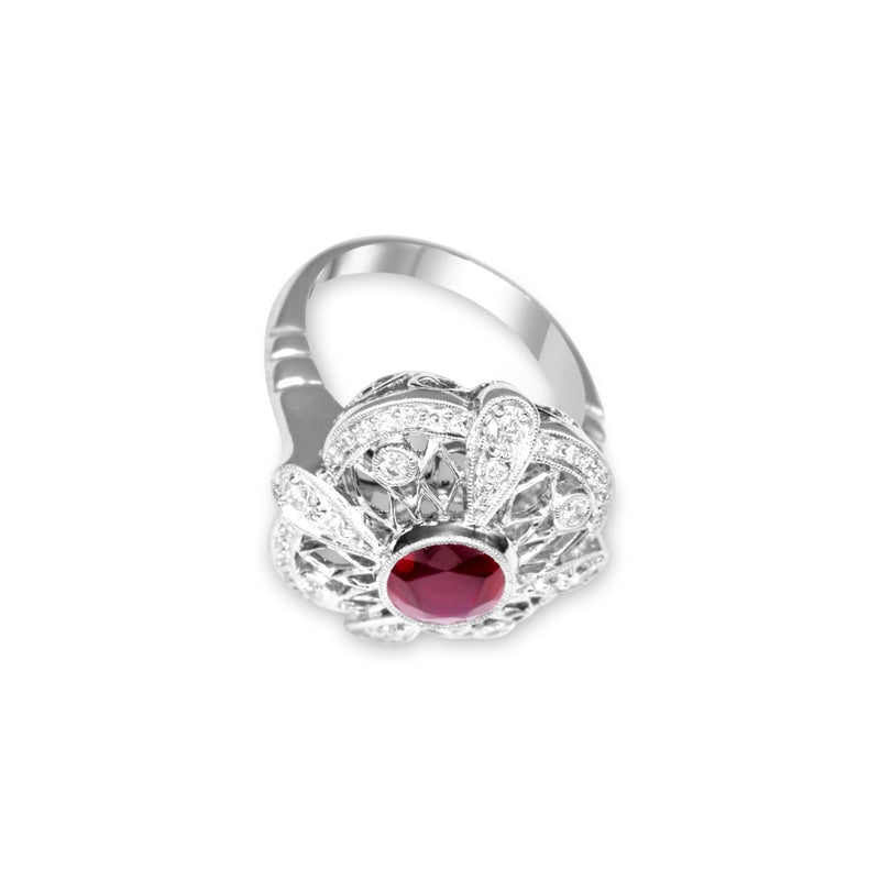 Cooper Jewelers 2.50 Carat Red Ruby Ring