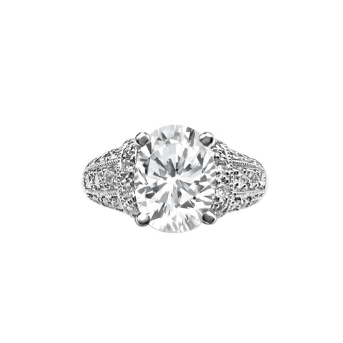 Cooper Jewelers 3.01 Carat Oval diamond Engagement Ring