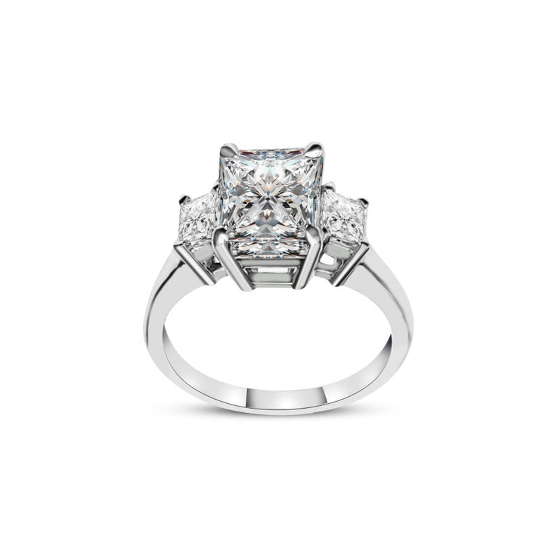 Cooper Jewelers 3.10 Carat EGLRadiant Cut Diamond Engagement