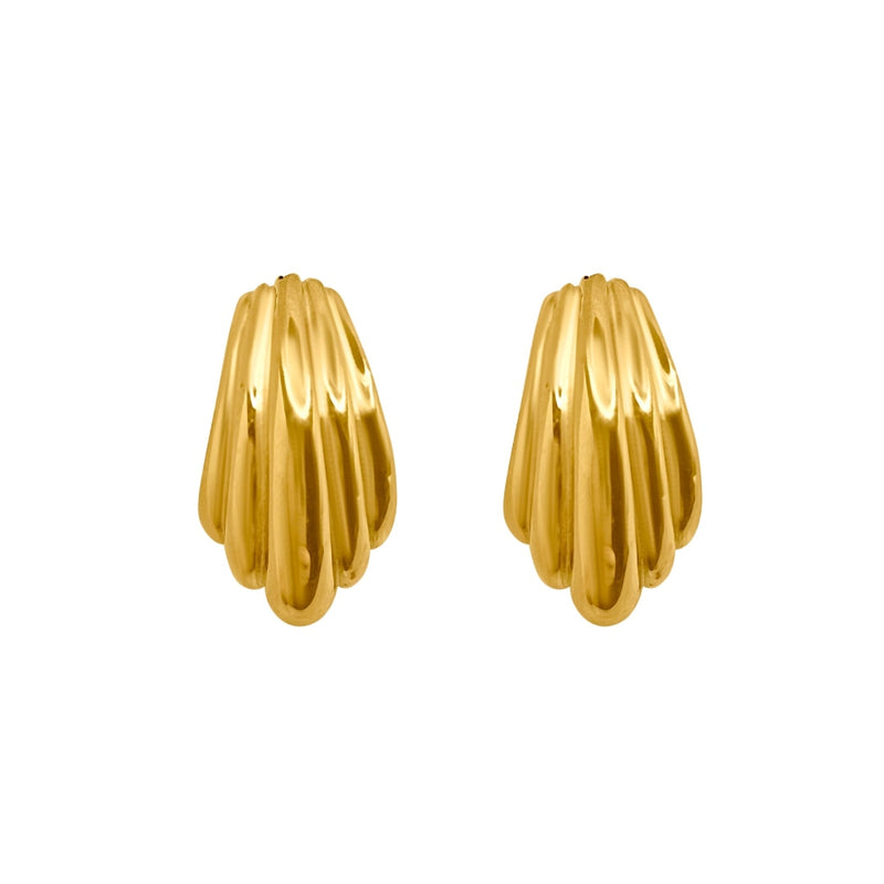 Cooper Jewelers 3.10 Grams Yellow Gold J Hoop Earring- E377