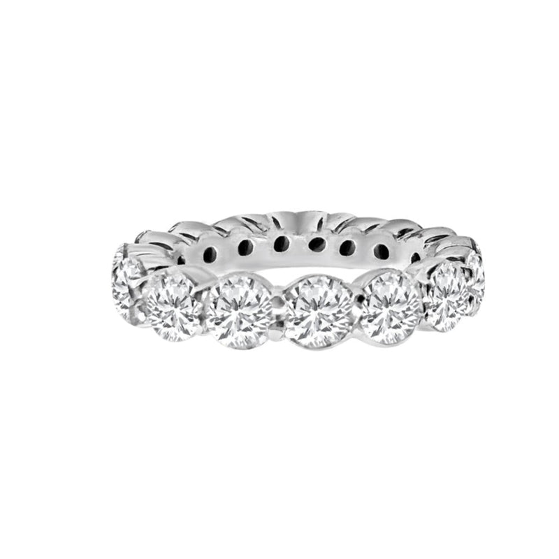 Cooper Jewelers 3.50 Carat Round Cut Diamond Eternity Ring-
