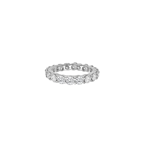 Cooper Jewelers 3.50 Carat Round Cut Diamond Platinum
