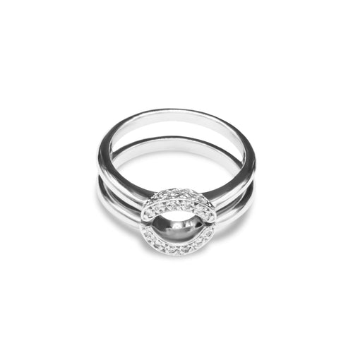Cooper Jewelers.45 Carat Platinum Diamond Insert Ring