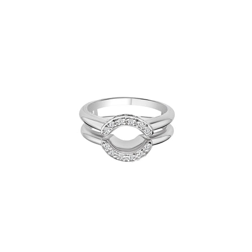 Cooper Jewelers.45 Carat Round Cut Diamond Platinum Insert