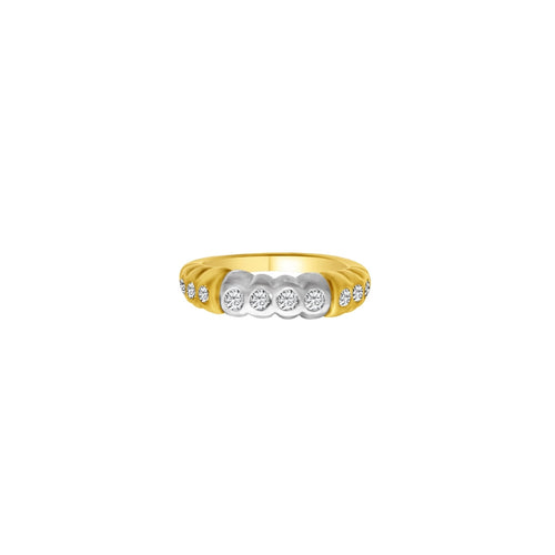 Cooper Jewelers.57 Carat Round Cut Diamond 18kt Yellow Gold