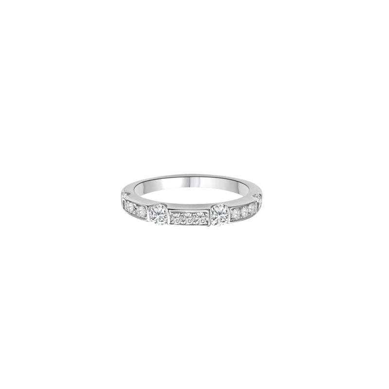 Cooper Jewelers.60 Carat Round Cut Diamond 18kt White Gold