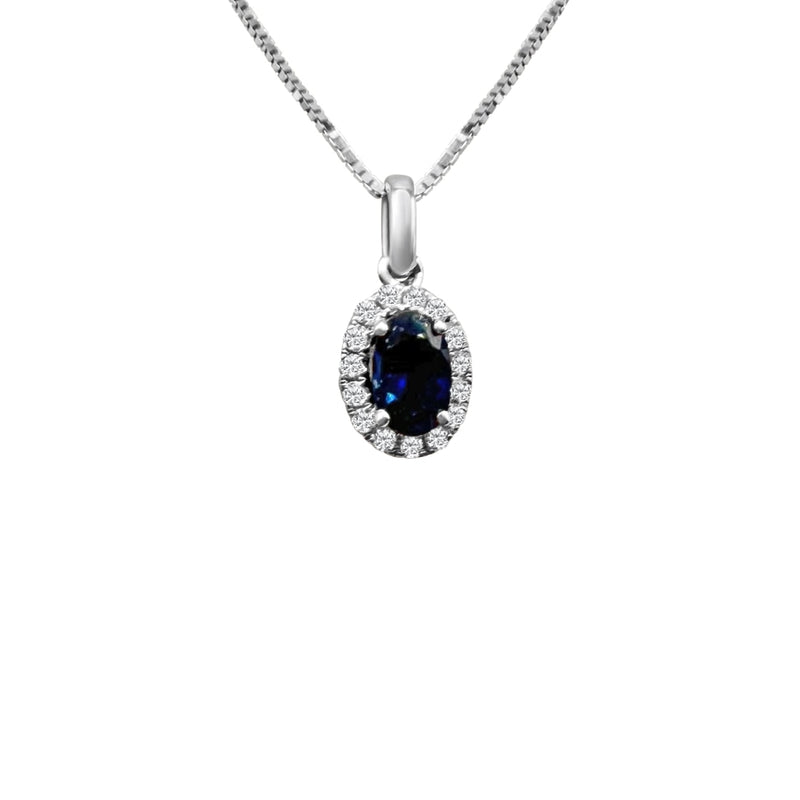 Cooper Jewelers.68 Carat Oval Shape Sapphire And.20 Round