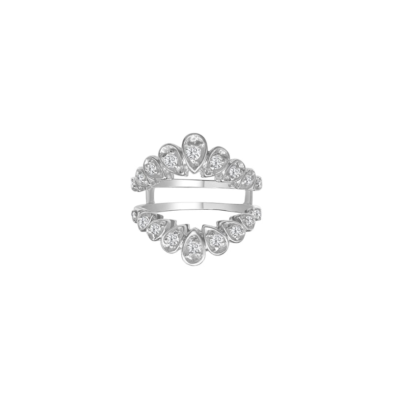 Cooper Jewelers.75 Carat Round Cut Diamond 14kt White Gold