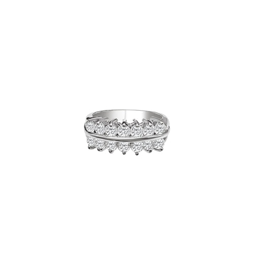 Cooper Jewelers.75 Carat Round Cut Diamond 14kt White &