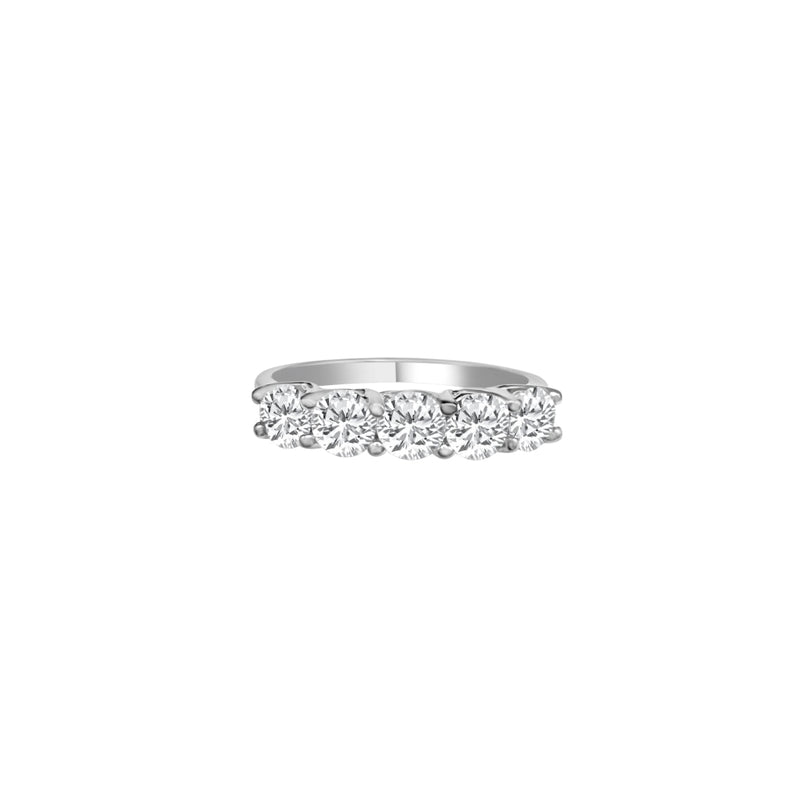 Cooper Jewelers.90 Carat Round Cut Diamond 18kt White Gold