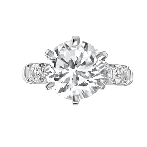 Cooper Jewelers EGL 3.02 Carat Round Diamond Engagement