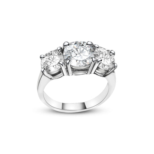 Cooper Jewelers GIA 2.01 Carat Three Round Diamond