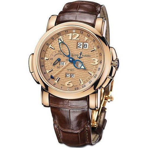 Ulysse Nardin GMT + /- Perpetual 42mm Mens Watch - 322-66