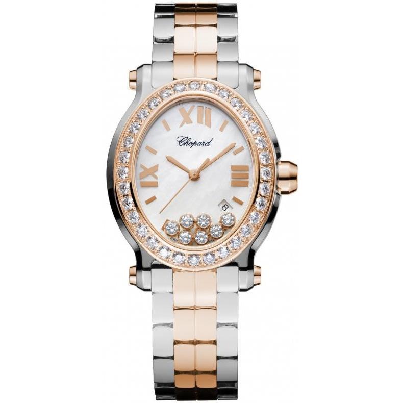 Chopard Happy Sport Oval Quartz Ladies Watch - Watches – Cooper Jewelers