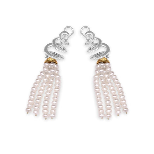 Cooper Jewelers Pearl And Diamonds Earring Earrings