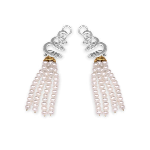Cooper Jewelers Pearl And Diamonds Earring Earrings