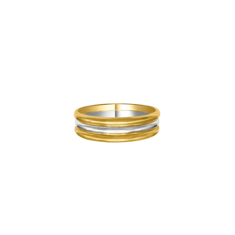 Cooper Jewelers Platinum And 18kt Yellow Gold Wedding Band