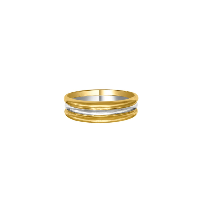 Cooper Jewelers Platinum And 18kt Yellow Gold Wedding Band