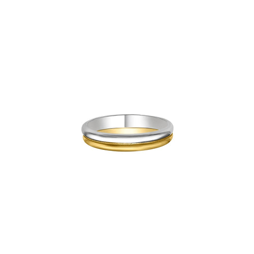Cooper Jewelers Platinum And 18kt Yellow Gold Wedding Band