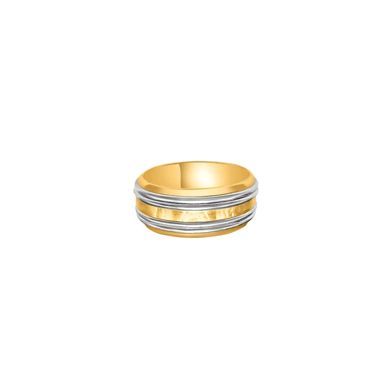 Cooper Jewelers Platinum And 18kt Yellow Gold Wedding Band