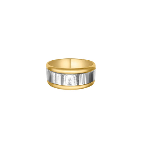 Cooper Jewelers Platinum And 18kt Yellow Gold Wedding Band