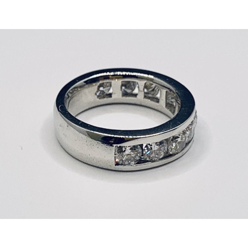 Cooper Jewelers Platinum Round Chanel Band R101