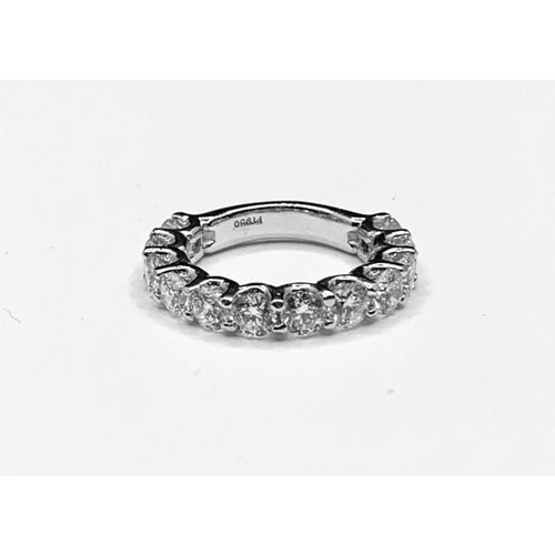 Cooper Jewelers Platinum Round Diamonds Band Wedding