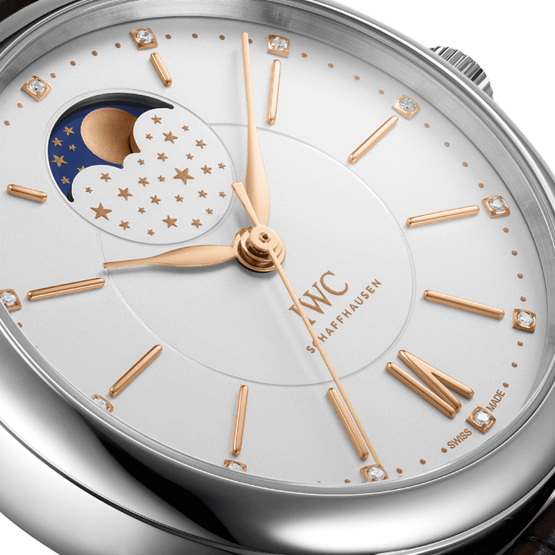 IWC Schaffhausen PORTOFINO AUTOMATIC MOON PHASE 37 Cooper Jewelers