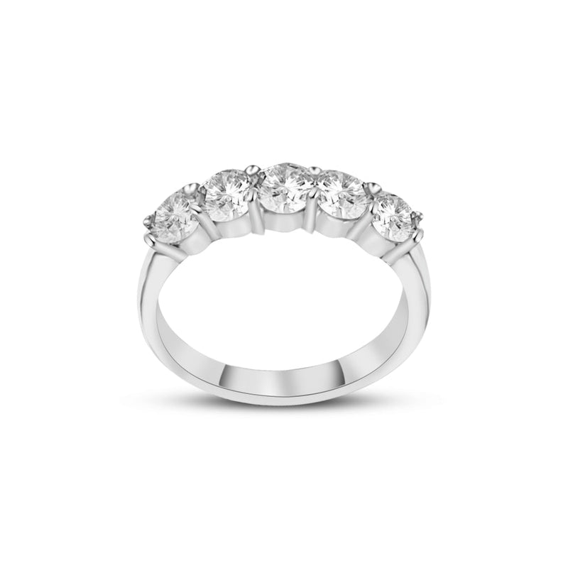 Cooper Jewelers Shared Prong Round Diamond Ring Wedding