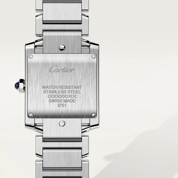 Cartier Women's W4TA0008 'Tank Francaise' Silver Stainless Steel Watch