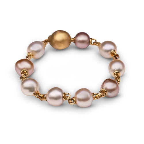 Cooper Jewelers YVEL Multiple Colour Southsea Pearl Bracelet